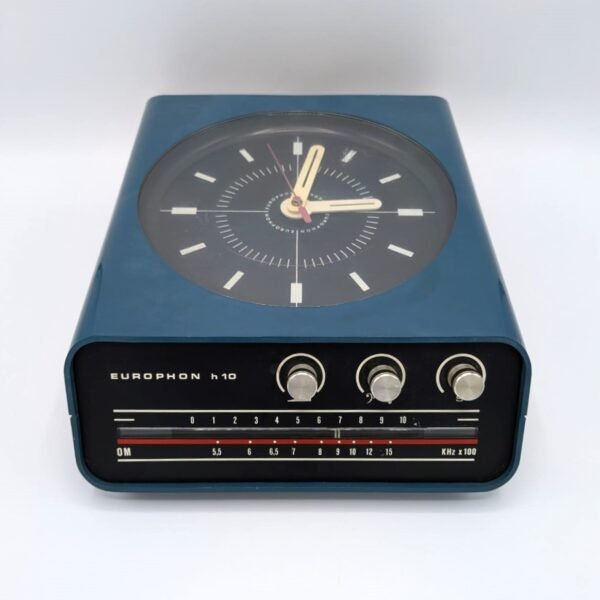 Radio cu ceas Europhon h10 din anii 1960 - imagine 4