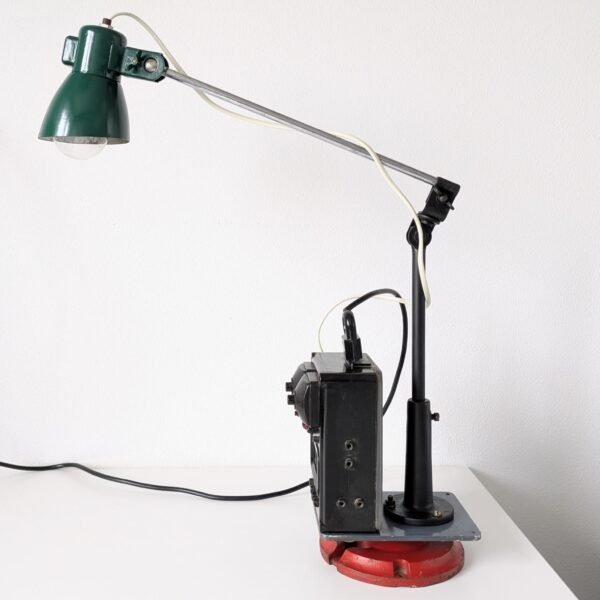 Lampă industrială de lucru cu distribuitor electric - imagine 2