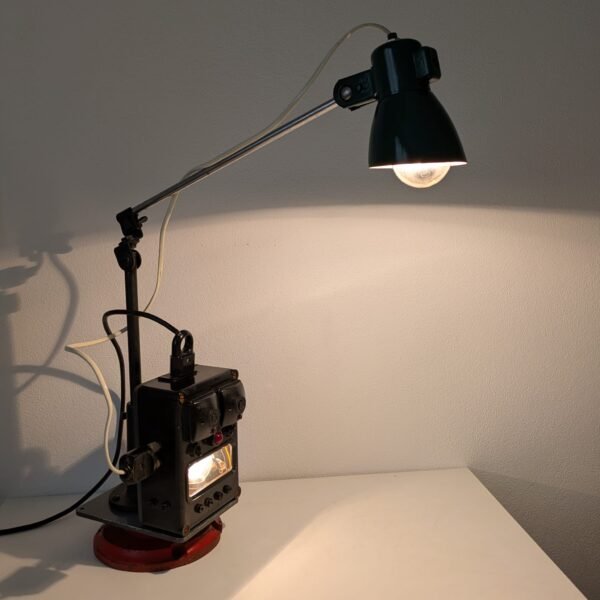Lampă industrială de lucru cu distribuitor electric - imagine 5