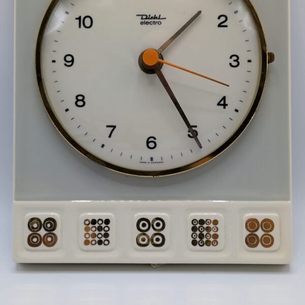 Ceas de perete DIEHL ELECTRO, Germania '60. - imagine 4