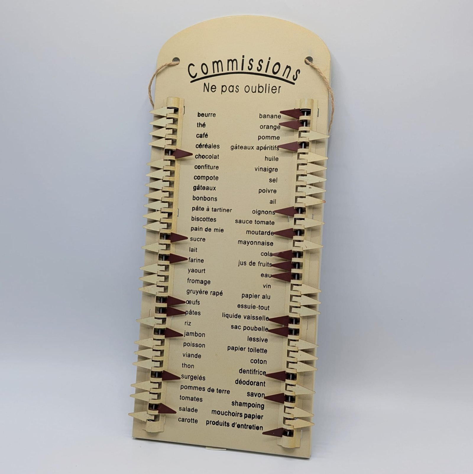 Listă de cumpărături metalică - imagine 3