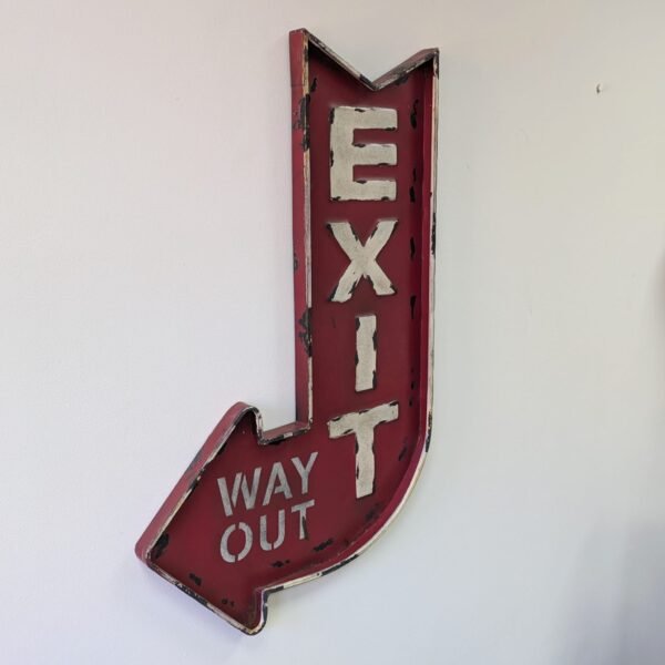 Tablă decorativă Exit - imagine 5