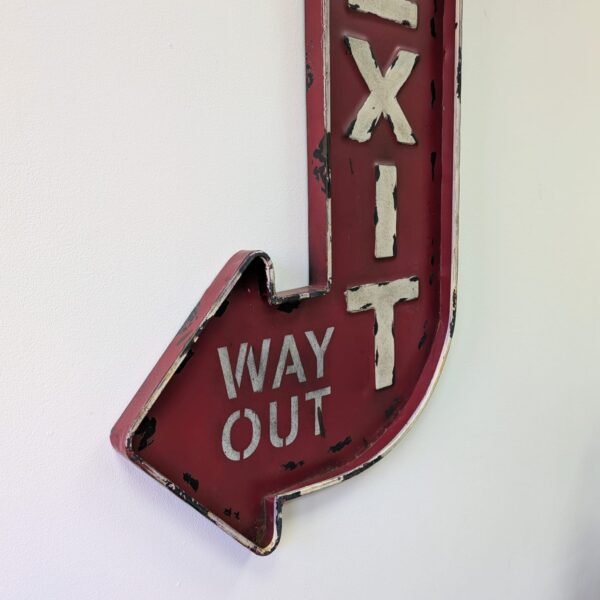 Tablă decorativă Exit - imagine 4